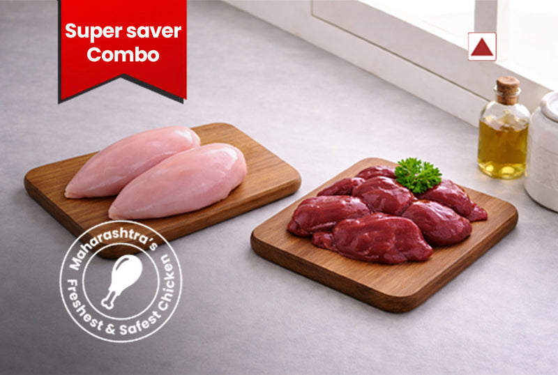 Chicken Breast boneless + Chicken Liver