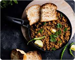 Chicken keema pav